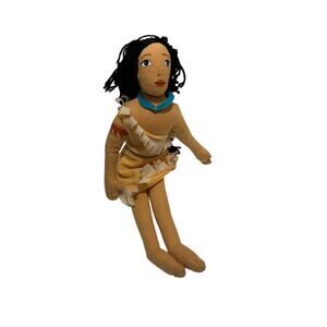 1995 Walt Disney Applause Pocahontas Rag 15" Doll Plush Yarn Hair #41822